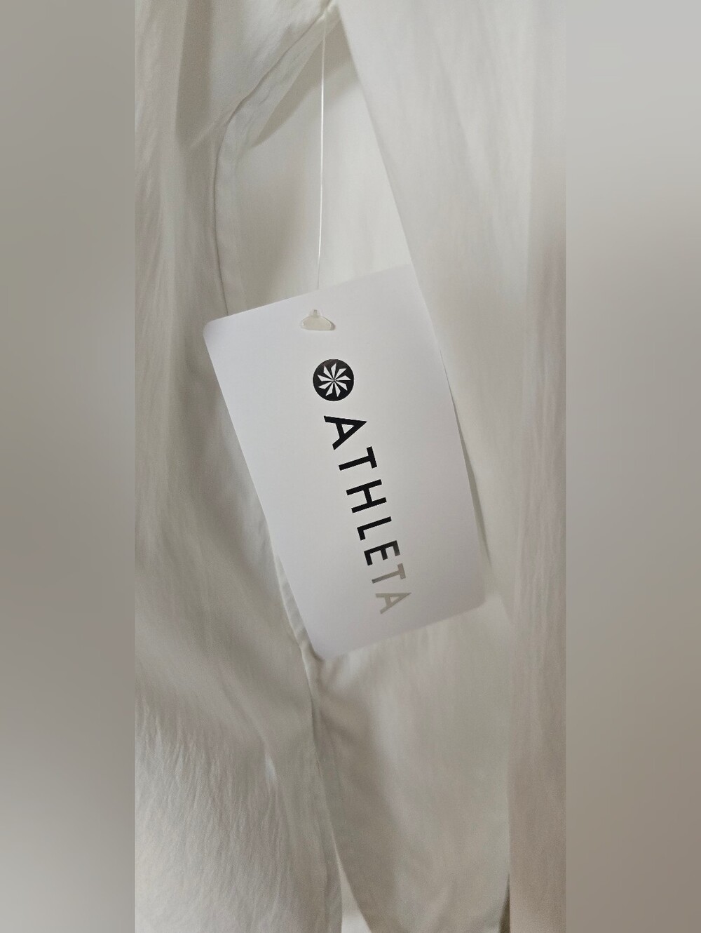 *NWT* Athleta Women's Midday Relaxed Poplin Shirt, Bright White - sz L - Picture 8 of 14